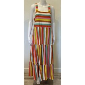 chinese dress ladies J.Crew Tiered Maxi in Ultramarine Red Lobster Print Cotton Sun Dress –  YourPurples main image 1